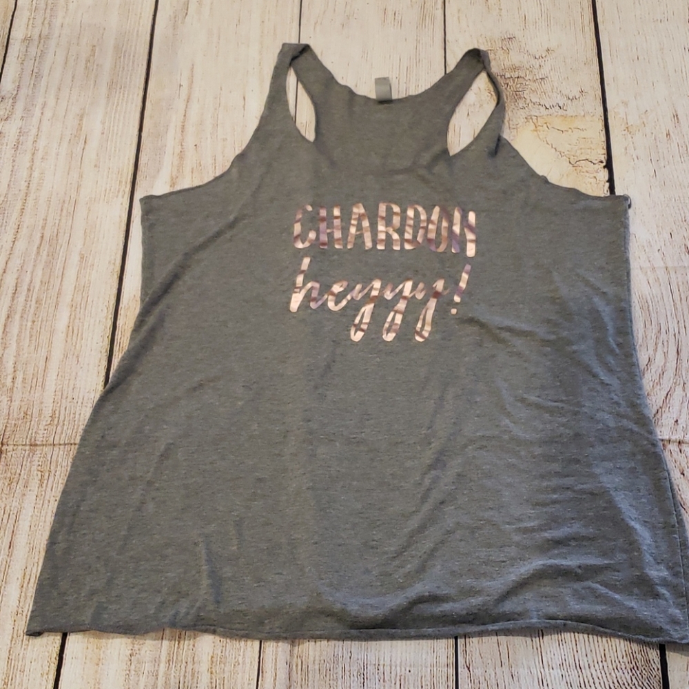 Next level gray tank size Xl